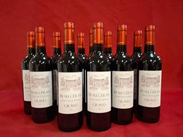 2018 Beau Céran - Graves - 12 Flessen (0.75 liter), Nieuw