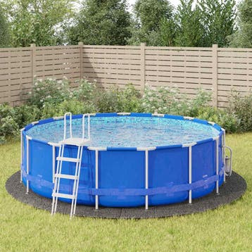 vidaXL Zwembadgrondzeil Ø500 cm polyester geotextiel, Tuin en Terras, Verzenden, Nieuw