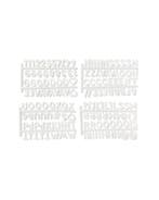 HEMA Letters voor letterbord krat wit 1+1 gratis, Verzenden, Nieuw