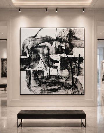 Timo Wedell - Wander Through Chaos - XXL - Abstract Klein