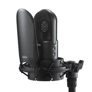 Godox UMic10 - Condensator USB Microfoon + Shock Mount, Nieuw