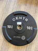 Centr x HYROX Competition Edge Bumper Plate - 10 kg, Ophalen of Verzenden, Nieuw, Halterschijven