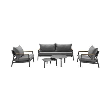 Callisto Fortaleza loungeset 1x bank 2x stoel en tafel set -, Nieuw