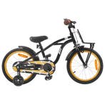 vidaXL Kinderfiets 16 Inch voor 4-6 jaar oud Zwart, Verzenden, Nieuw