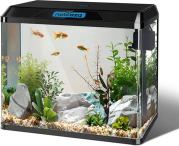 Aquarium Kit - 49,8x29x43,5 cm - 54L - Zwart - Nobleza, Dieren en Toebehoren, Verzenden, Zo goed als nieuw