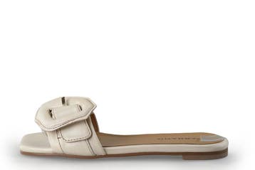 Carrano Slippers in maat 37 Wit, Slippers, Verzenden, Wit, Zo goed als nieuw