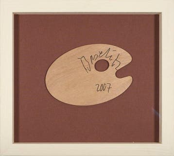 Georg Baselitz (1938–2025) - Set mit Signierte Malpalette &