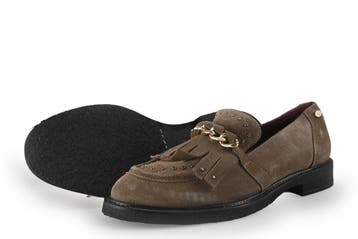 Fred de La Bretoniere Instappers in maat 40 Bruin, Kleding | Dames, Schoenen, Bruin, Verzenden, Instappers, Fred de La Bretoniere