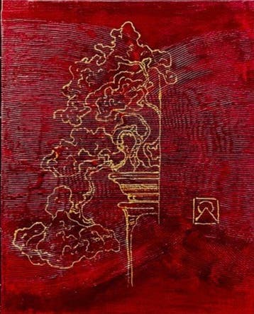 Vitaliy Leshukov - Serie: Eco de Asia - 5 (Rojo y oro)