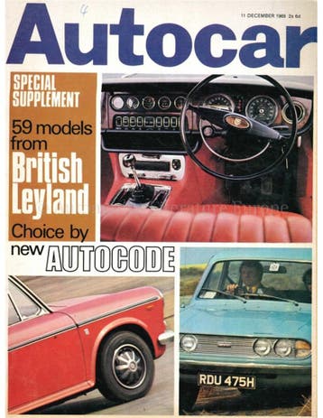 1969 AUTOCAR MAGAZINE 3852 ENGELS, Nieuw, Author