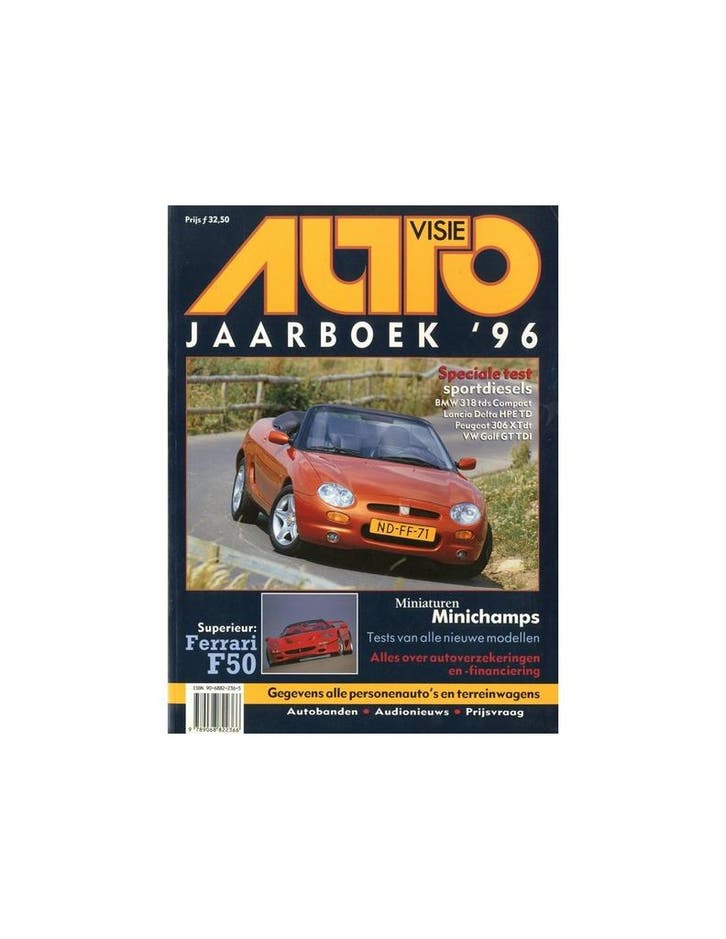 1996 AUTOVISIE JAARBOEK NEDERLANDS, Boeken, Auto's | Folders en Tijdschriften