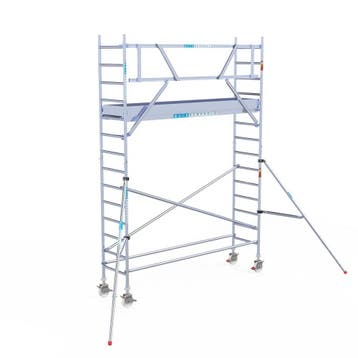 Rolsteiger Original 75x305 5,2m werkhoogte tegen de gevel, Verzenden, Nieuw, Rolsteiger of Kamersteiger, 5 meter of hoger