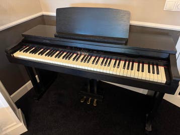 GERESERVEERD Digitale piano WERSI - GRATIS, Ophalen, Gebruikt, Zwart, Digitaal