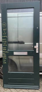 100 voordeuren buitendeuren schuurdeuren dubbeldeuren buiten, Ophalen of Verzenden, Gebruikt, Glas, Buitendeur