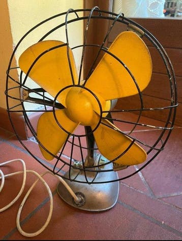 San Giorgio Elektrische ventilator - Metaal, Aluminium,, Antiek en Kunst