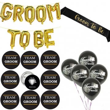 16-delige set Goom to Be met ballonnen, sjerp en buttons, Verzenden, Nieuw, Sweet-One, Accessoires