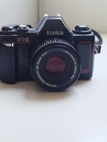 Konica TC-X + Hexanon AR 1,8/50mm | Analoge camera, Nieuw