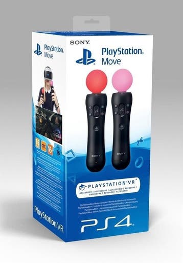 PS Move Twin Pack (PSVR Compatible) (PlayStation 4), Verzenden, Gebruikt