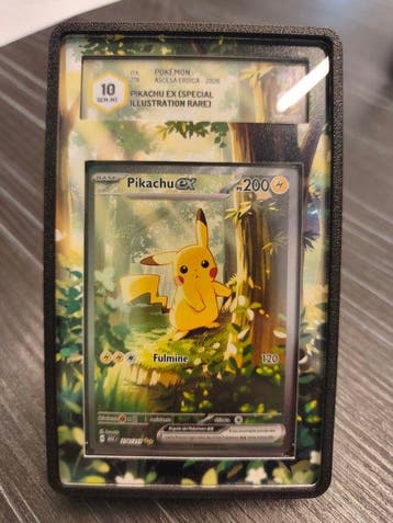 Pokémon - 1 Graded card - Pikachu - Graad 10 - EX, Nieuw