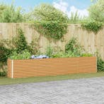 vidaXL Verhoogde plantenbak 390 x 50 x 68 cm Gegalvaniseerd, Verzenden, Minder dan 60 cm, Nieuw, Metaal
