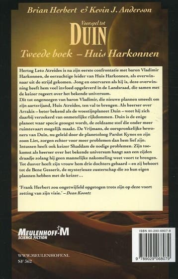 Voorspel tot Duin 2 Huis Harkonnen 9789029068079, Verzenden, Gelezen, Brian Herbert
