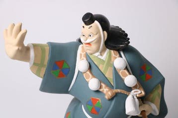 Benkei – Kanjincho: Een Hakata-ningyo van Kojima Kazuyoshi -, Antiek en Kunst
