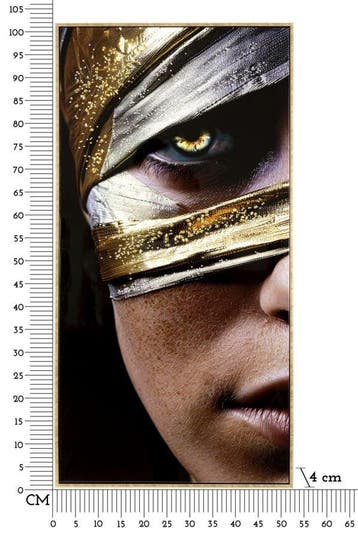 NAIROBI GELAKT CANVAS MET FRAME -A- CM 52X4X102, Ophalen of Verzenden, Nieuw