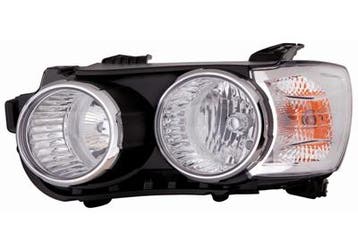 Chevrolet Aveo 2011+ Chroom Koplamp Links (Koplampen), Verzenden, Nieuw