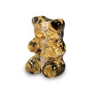 2 x Resin kralen gummy bear glitter 17x11 mm – gat 1,5 mm., Ophalen of Verzenden, Nieuw, Kraal