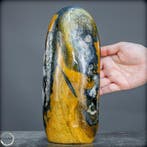 Exclusieve jaspis-chalcedoon-freiform als sculpturaal