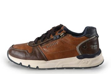 Mustang Sneakers in maat 43 Cognac, Overige kleuren, Verzenden, Gedragen, Sneakers of Gympen