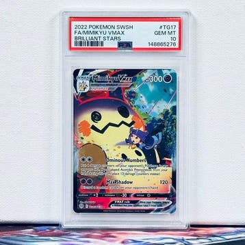 Pokémon Graded card - FA/MIMIKYU VMAX #TG17 2022 POKEMON, Nieuw