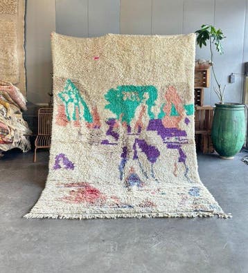 Tapijt - 300 cm - 200 cm - Boujad Berber Tapijt — Abstracte, Nieuw