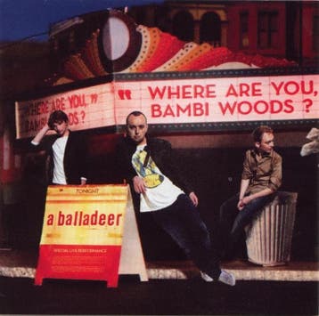 cd - a balladeer - Where Are You, Bambi Woods?, Verzenden, Zo goed als nieuw