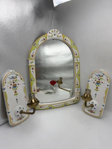 Vintage Toiletset - Porselein - Franse porseleinen