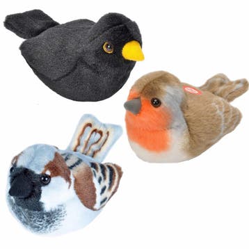 Wild Republic vogel knuffels - pluche - 14 cm - met geluid, Verzenden, Nieuw
