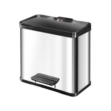 Hailo Öko Trio Plus 3x 9 ltr - RVS/zwart, Verzenden, Nieuw