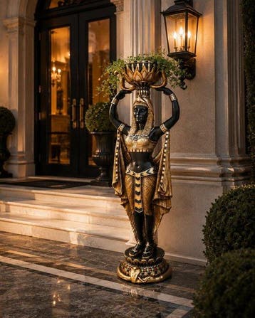 Beeld, XL - Cleopatra - 133 cm - mgo - 2026, Antiek en Kunst