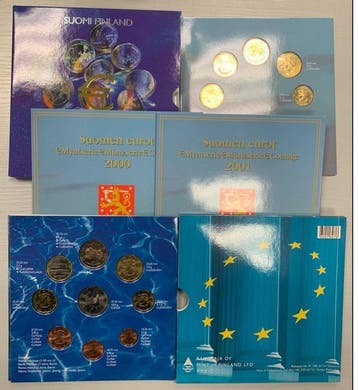 Finland. Year Set (BU) 1999/2004 (4 sets) (Zonder