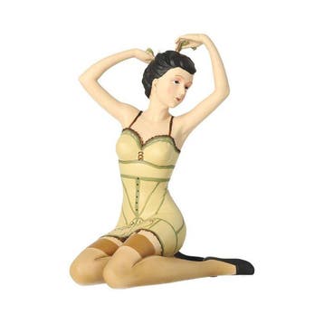 Beeldje - Pin up - Hars, Antiek en Kunst