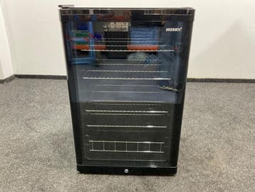 Husky KK110-CNS-NL-HU - Glasdeur koeler - 130 liter - 40 dB, Witgoed en Apparatuur, Verzenden, Zo goed als nieuw