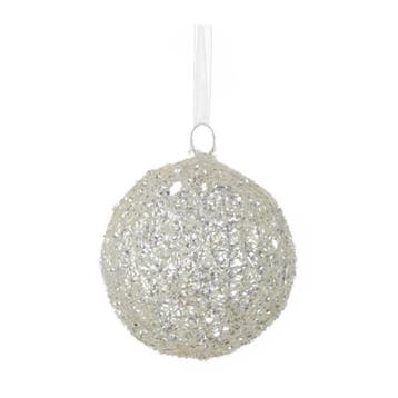 House of Seasons kerstbal (ø15 cm) Wit (Overige), Verzenden