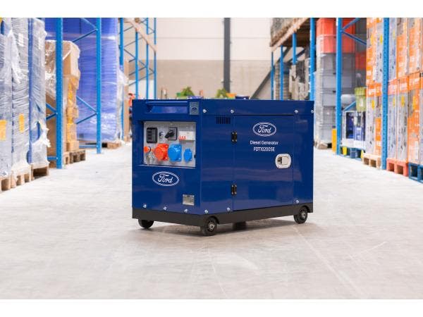 Veiling - Ford diesel aggregaat 230-400V FDT10200SE, Doe-het-zelf en Verbouw, Aggregaten
