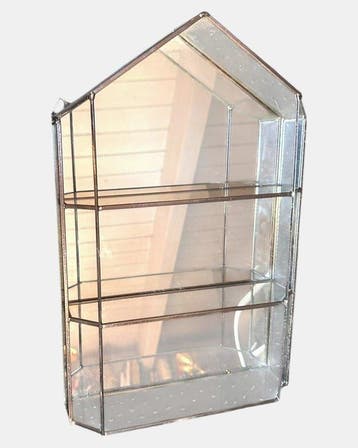 Vitrine - Metaal, Glas - Verzamelvitrine, Antiek en Kunst