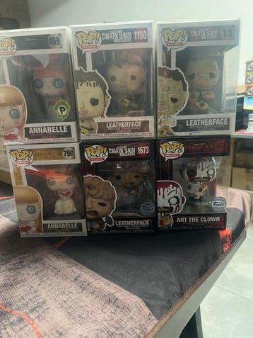 Funko - Funko Pop Annabelle; Leatherface; Art the Clown -