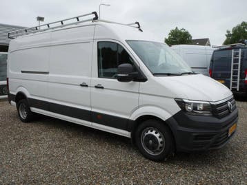 Volkswagen Crafter 2.0TDI 177PK L4H2 AUTOM AC Imp 3-zits 3.5, Automaat, Stof, Gebruikt, Euro 6