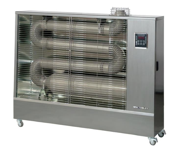 Infrarood dieselstraler Pro 16 kW silver 180-920 m³  MW Tool, Doe-het-zelf en Verbouw, Verwarming en Radiatoren, Ophalen of Verzenden