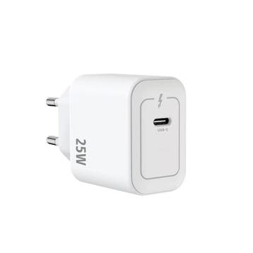 Rixus RXHC25 USB-C voedingsadapter 25W wit, Verzenden, Nieuw