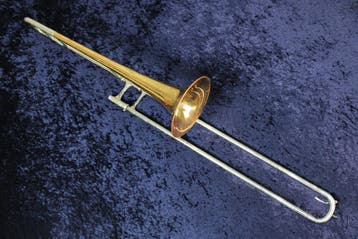 Olds Super Trombone 1968-1969, Muziek en Instrumenten, Blaasinstrumenten | Trombones, Ophalen of Verzenden, Gebruikt, Tenor, Met koffer