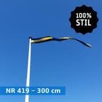 NR 419: Wimpel Gelderland 100% stil-300cm (zonder stokje, Nieuw